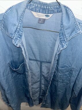 Old Navy Light Blue Denim Shacket